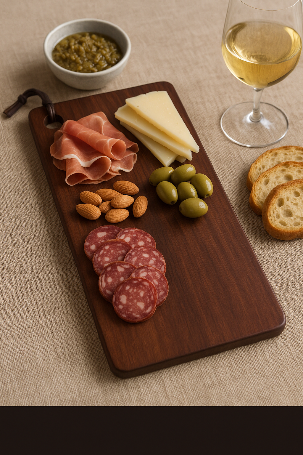 PREMIUM LIMITED EDITION Wayacan-exclusive-wood-charcuterie-serving-board-40x18x1-cm